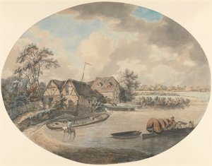 Mølle på Avon, Pershore, Worcestershire