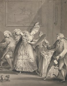Den engelske dame i Paris af Samuel Hieronymus Grimm