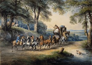 The Hold-Up, 1794 af Samuel Howitt