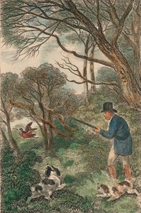 Skovsneppeskydning, 1819. af Samuel Howitt