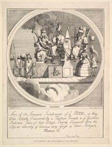 Nogle af Månens vigtigste indbyggere, som de blev perfekt opdaget af..., 1. maj 1788.