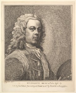 William Hogarth, Selvportræt, 1785.