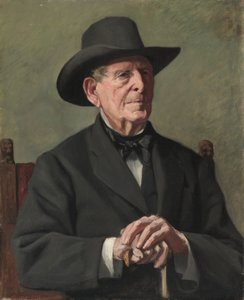 "Vanhan meren kapteenin" muotokuva af Samuel Isham