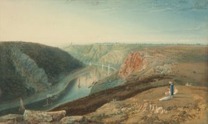 The Avon fra Observatory Hill, ca. 1825 af Samuel Jackson