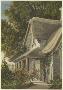 The Lodge, Broomwell House, Brislington, ca. 1824 (blyant og akvarel på papir) af Samuel Jackson