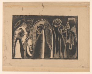 Fantasie (original titel på objekt) af Samuel Jessurun de Mesquita (signed by artist)
