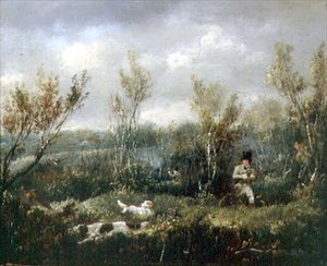 Fasanskydning (olie på lærred)