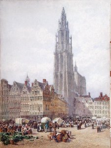 Grande Place, Antwerpen af Samuel John Hodson