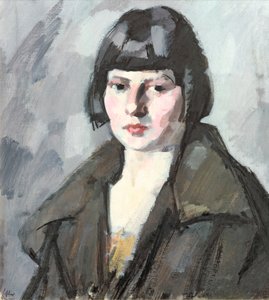 Hoved af en ung pige, ca. 1920