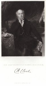 Portræt af Sir Charles Mansfield Clarke