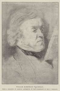 William Makepeace Thackeray af Samuel Lawrence