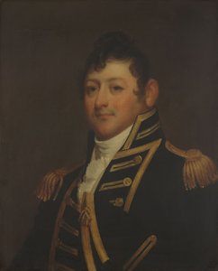 Kommandør Isaac Hull (1773-1843) (kopi efter Gilbert Stuart) af Samuel Lovett Waldo