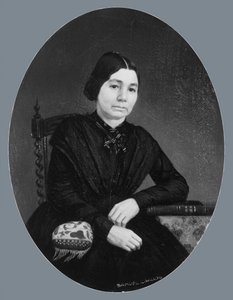 Portræt af en dame, ca. 1850. af Samuel Lovett Waldo