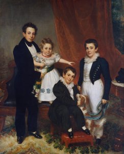 Knappebørnene, ca. 1833-34.