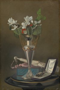 Stilleben med ventilator og vedhæng, ca. 18651875. af Samuel Marsdon Brookes