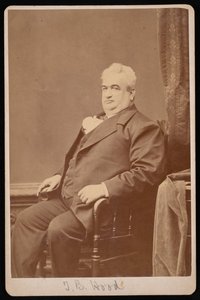 Portræt af Dr. T.B. Hood, mellem 1876 og 1880.