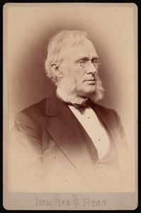 Portræt af George Frisbie Hoar 1826-1904, mellem 1876 og 1880. af Samuel Montague Fassett