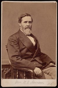 Portræt af Hon. W.F. Morrison, mellem 1876 og 1880. af Samuel Montague Fassett