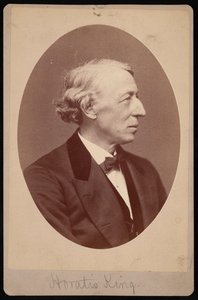 Portræt af Horatio King 1811-1897, mellem 1876 og 1880. af Samuel Montague Fassett