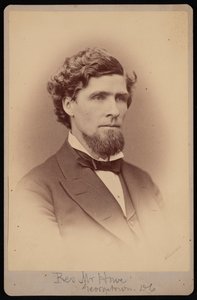 Portræt af pastor Howe, mellem 1876 og 1880. af Samuel Montague Fassett