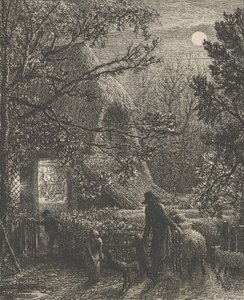 Jul eller foldning af det sidste får, 1850. af Samuel Palmer