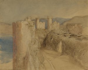 Conway Castle af Samuel Palmer