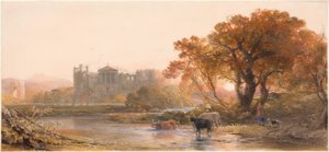 Aften i Italien - den øde villa af Samuel Palmer