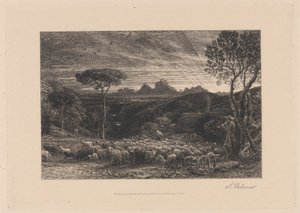 Åbning af folden af Samuel Palmer