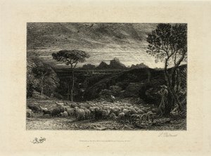 Åbning af folden af Samuel Palmer