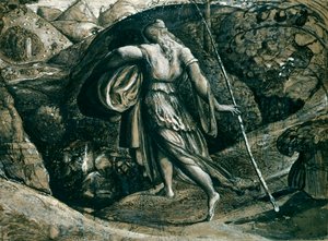 Ruth vendte tilbage fra indsamling af Samuel Palmer af Samuel Palmer