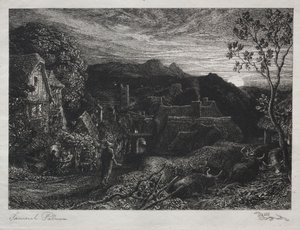 Klokkemanden af Samuel Palmer