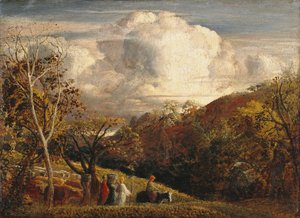 Den lyse sky af Samuel Palmer