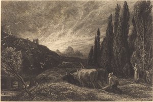Den tidlige plovmand af Samuel Palmer