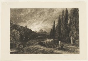 Den tidlige plovmand af Samuel Palmer