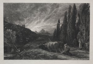 Den tidlige plovmand af Samuel Palmer