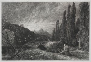 Den tidlige plovmand af Samuel Palmer