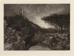 Det Ensomme Tårn af Samuel Palmer