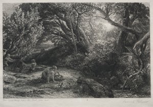 Livets morgen af Samuel Palmer