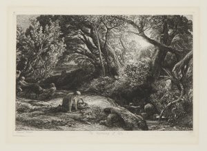 Livets morgen af Samuel Palmer