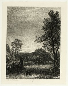 Sanglærken af Samuel Palmer