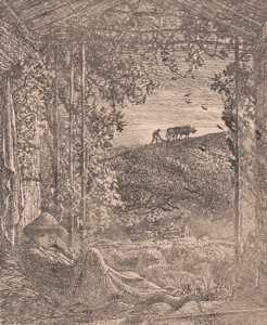 Den sovende hyrde af Samuel Palmer