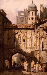 En udsigt i Nürnberg af Samuel Prout af Samuel Prout