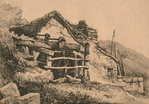 På Tintagel, 1816 af Samuel Prout
