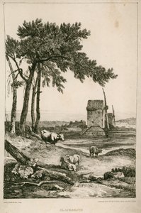 Blackheath, London af Samuel Prout