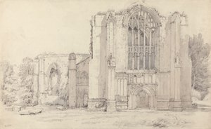 Bolton Abbey af Samuel Prout