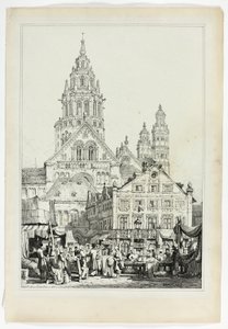 Katedralen i Mayence af Samuel Prout