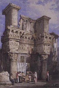 Forum of Nerva, Rom af Samuel Prout