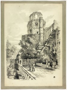 Heidelberg Slot af Samuel Prout