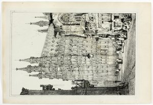 Rådhus, Leuven af Samuel Prout