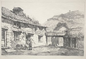 Lynmouth af Samuel Prout